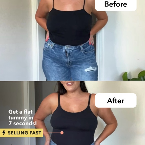 Shapermint essentials all day every day scoop neck cami - black NWT - Picture 3 of 9